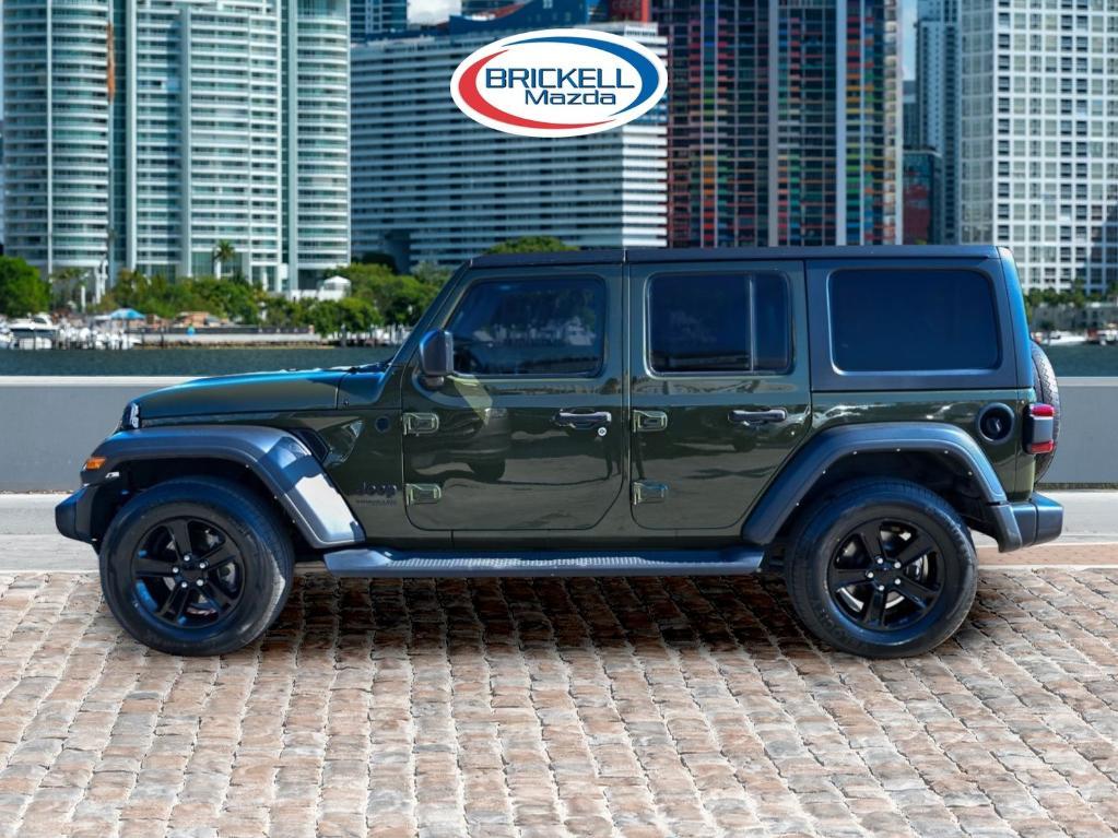 used 2021 Jeep Wrangler Unlimited car, priced at $23,000