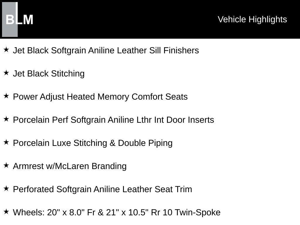 used 2023 McLaren GT car, priced at $174,925