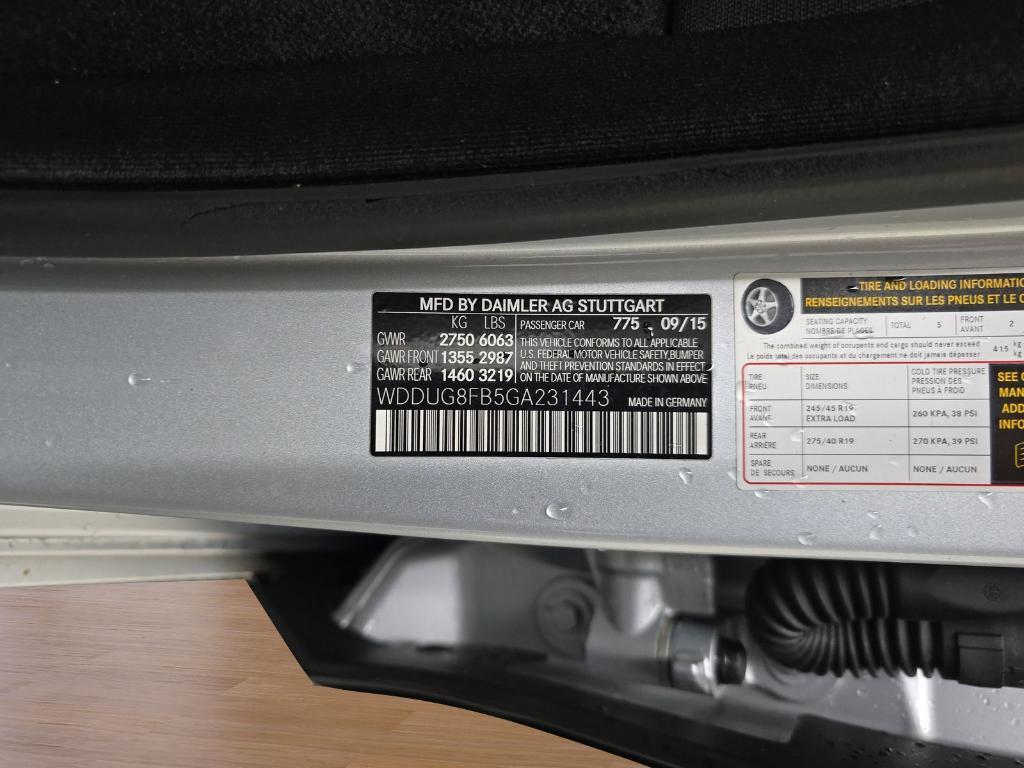 used 2016 Mercedes-Benz S-Class car, priced at $22,275