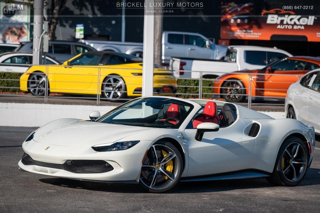 used 2023 Ferrari 296 GTS car, priced at $374,352