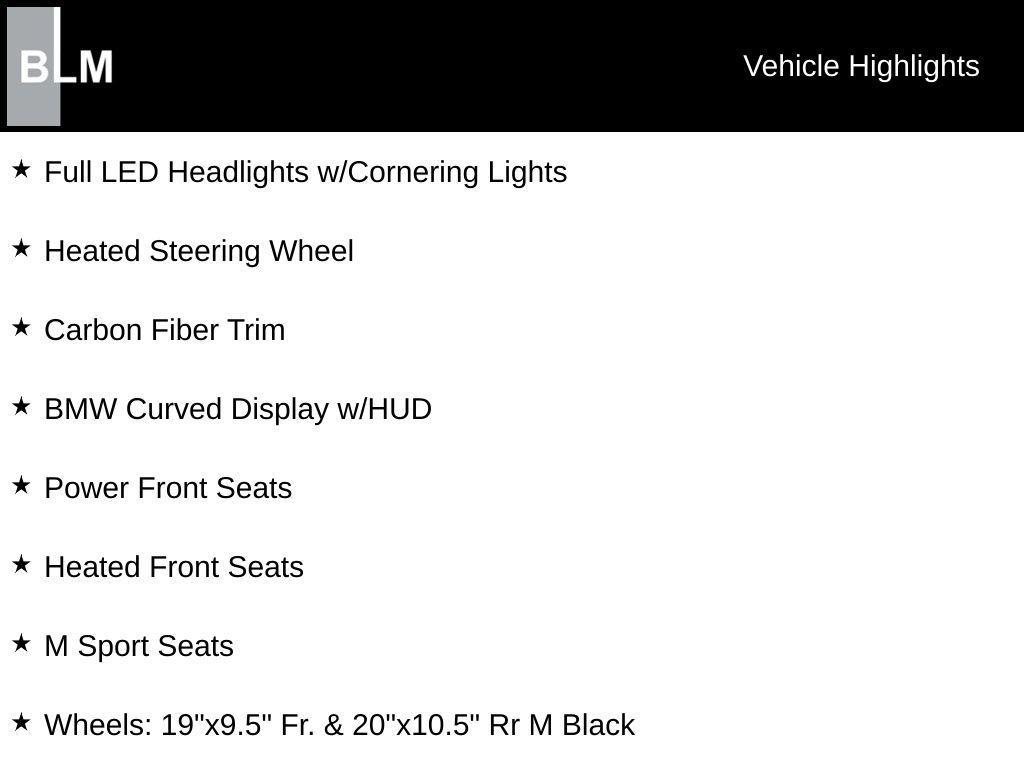 used 2025 BMW M3 car, priced at $89,000