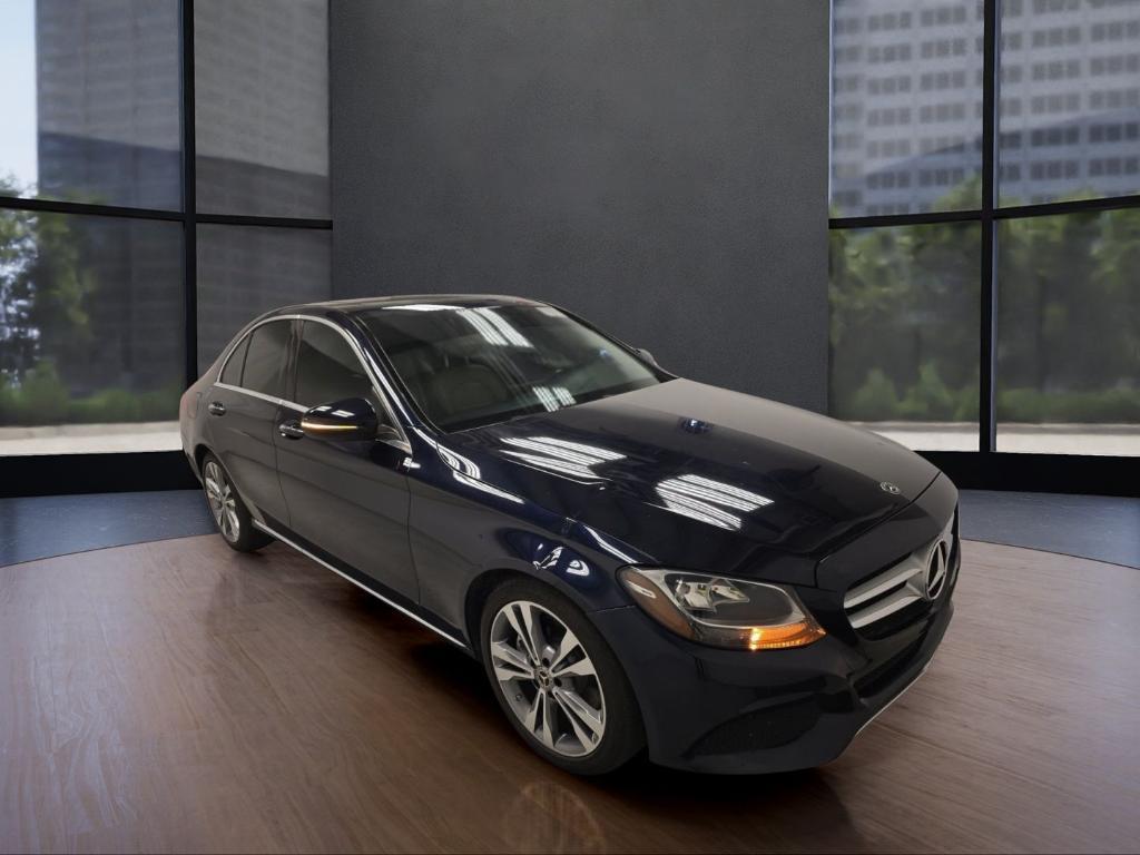 used 2018 Mercedes-Benz C-Class car, priced at $17,000