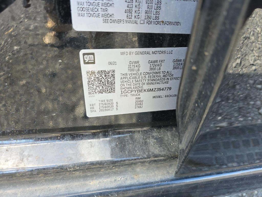 used 2021 Chevrolet Silverado 1500 car, priced at $23,000