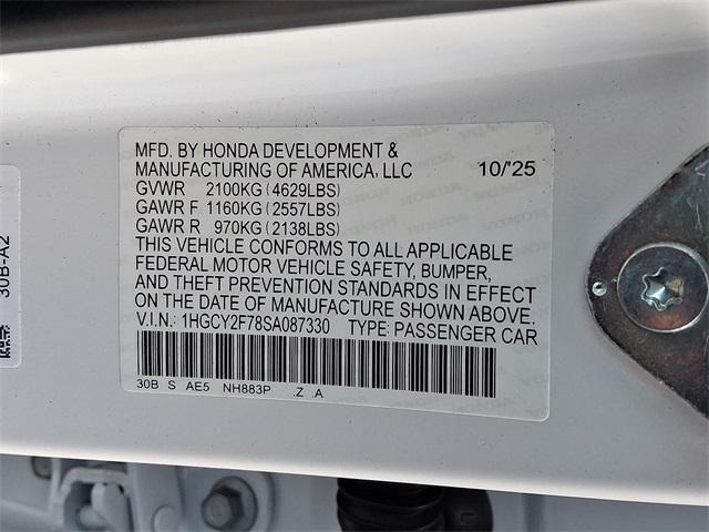 new 2025 Honda Accord Hybrid car, priced at $37,025