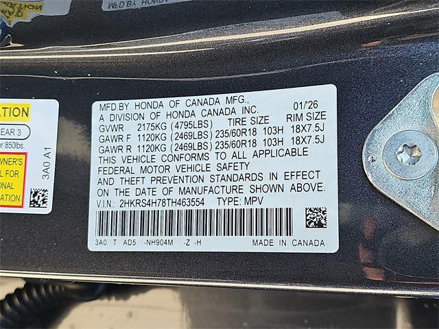 new 2026 Honda CR-V car, priced at $38,350