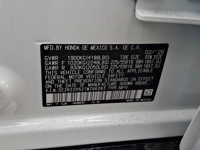 new 2026 Honda HR-V car, priced at $32,312
