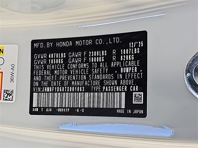 new 2026 Honda Prelude car, priced at $43,850