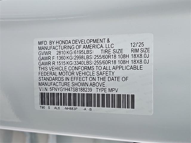 new 2025 Honda Pilot car, priced at $48,280