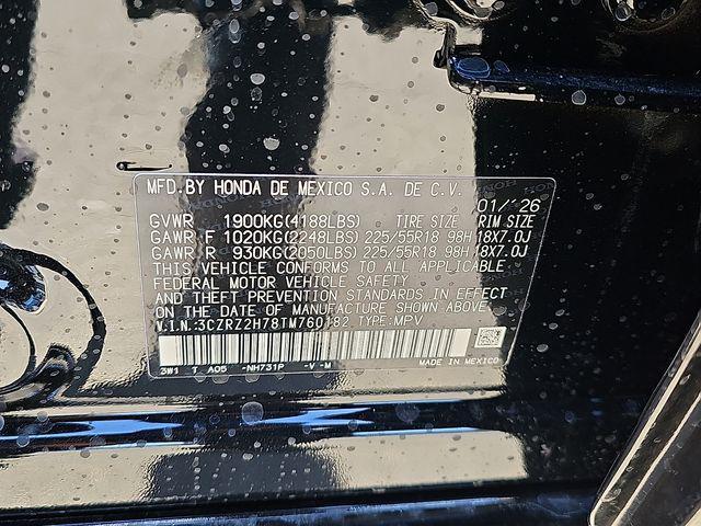 new 2026 Honda HR-V car, priced at $33,300