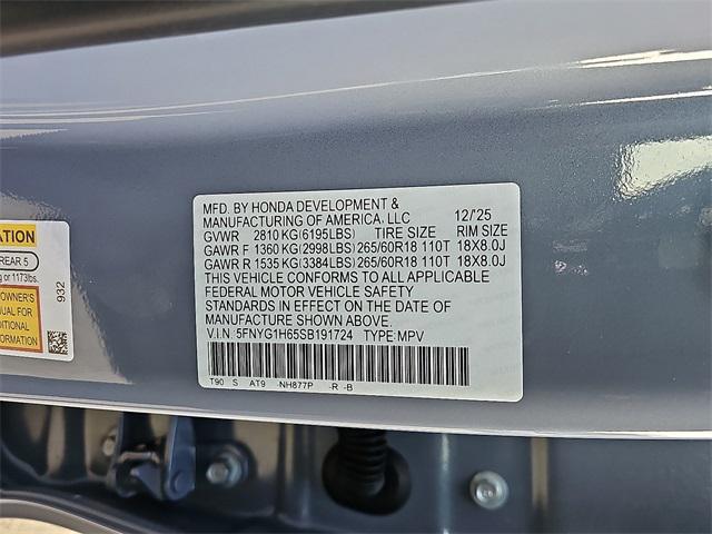 new 2025 Honda Pilot car, priced at $51,350