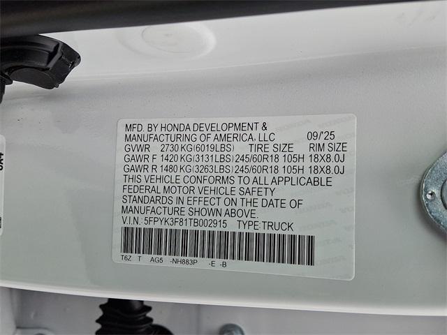 new 2026 Honda Ridgeline car, priced at $49,145