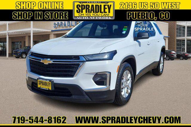 used 2023 Chevrolet Traverse car, priced at $14,681
