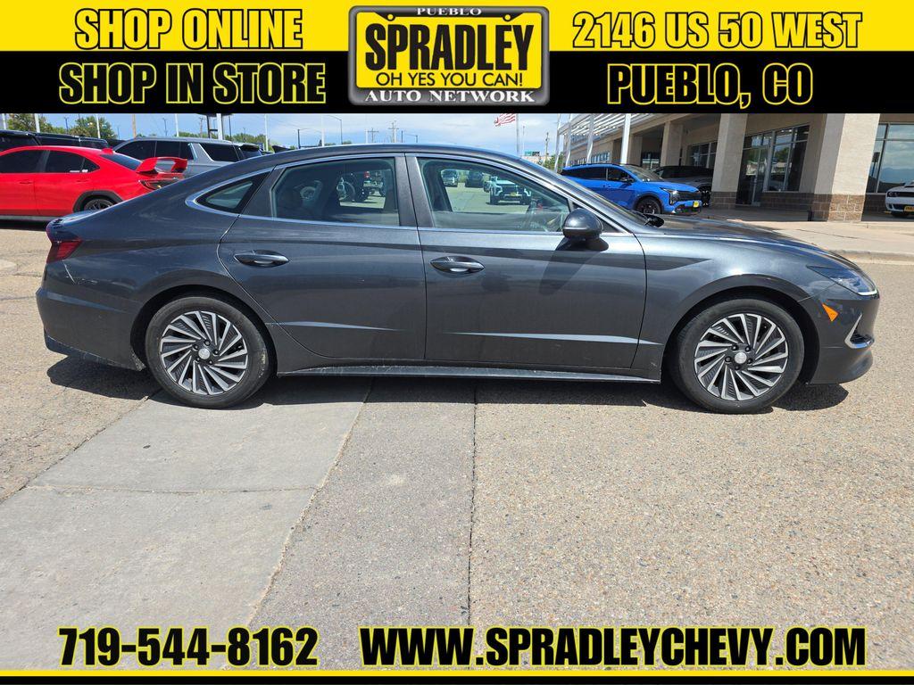 used 2022 Hyundai Sonata Hybrid car, priced at $18,681