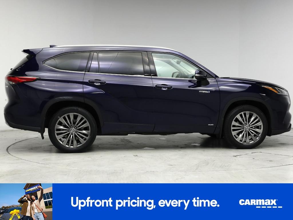 used 2021 Toyota Highlander Hybrid car, priced at $41,998