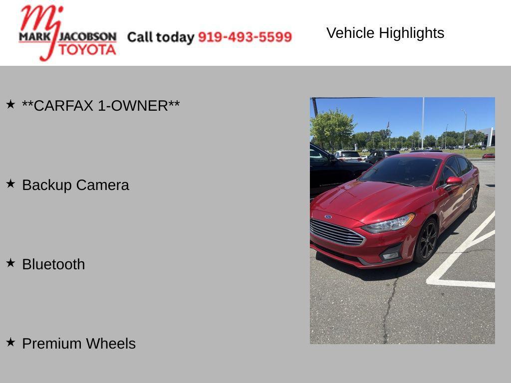 used 2020 Ford Fusion car, priced at $13,678