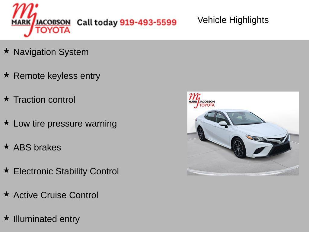 used 2019 Toyota Camry car, priced at $17,780