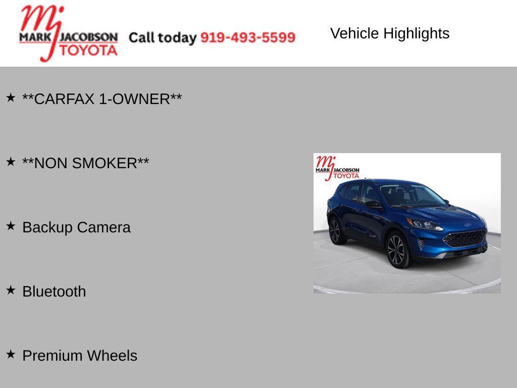 used 2022 Ford Escape car, priced at $15,880