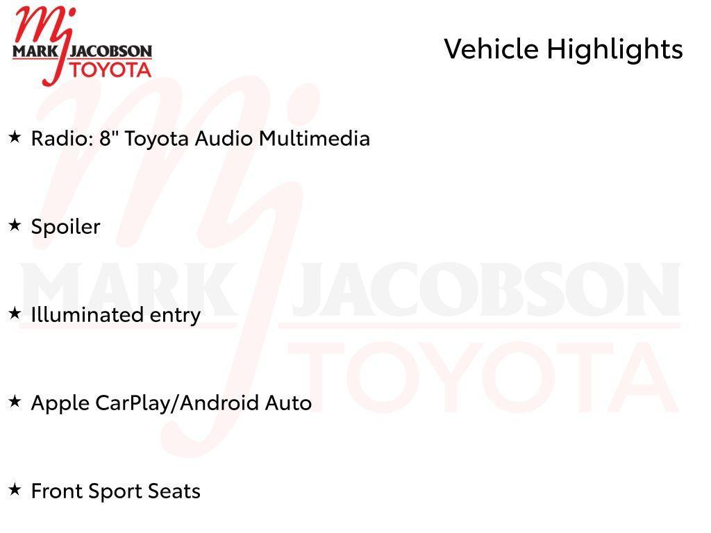 new 2026 Toyota Corolla car, priced at $27,694