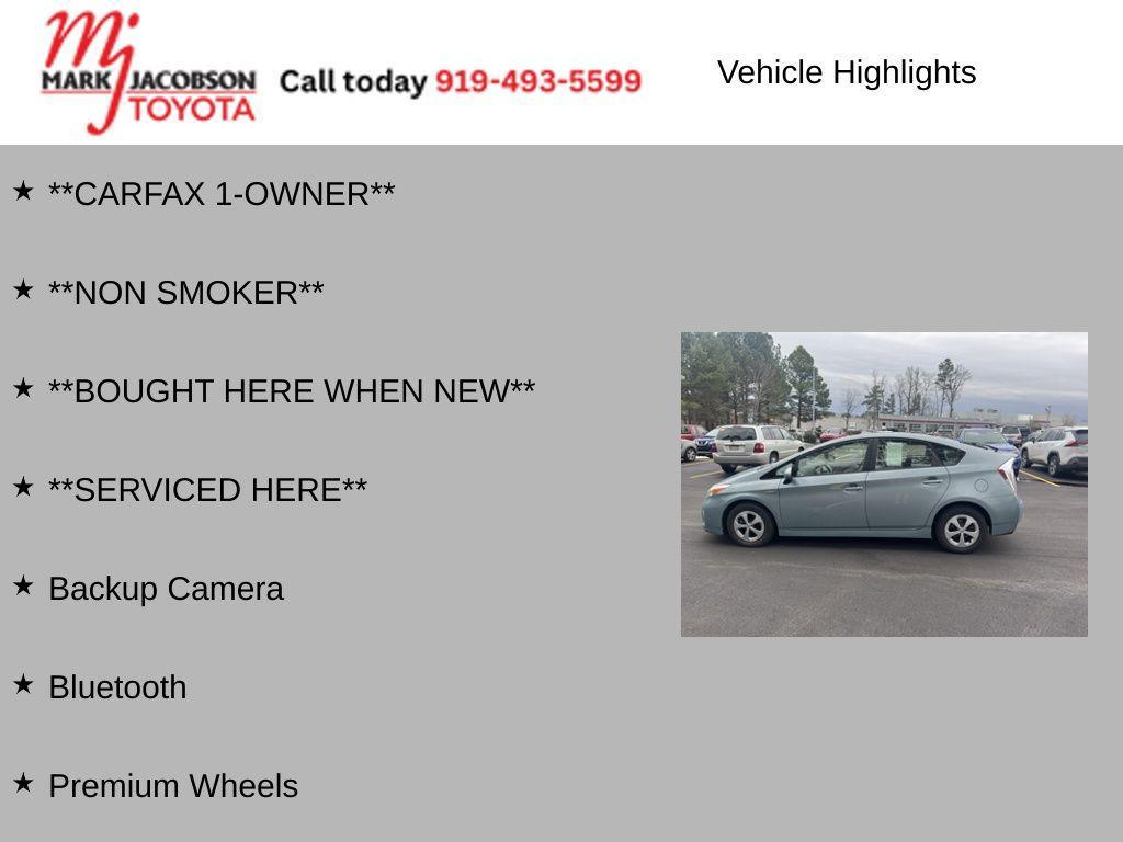 used 2014 Toyota Prius car, priced at $12,980