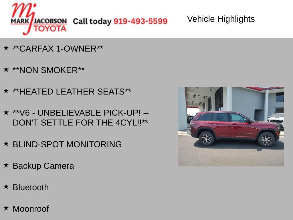 used 2025 Jeep Grand Cherokee car, priced at $36,880