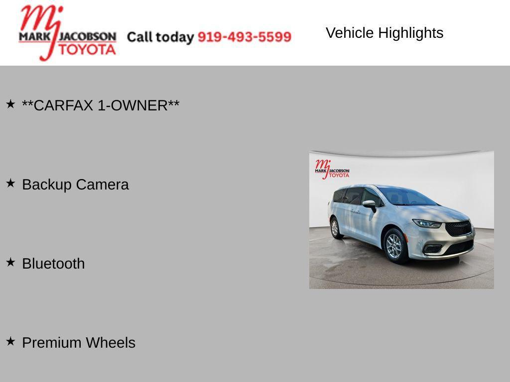 used 2023 Chrysler Pacifica car, priced at $19,772