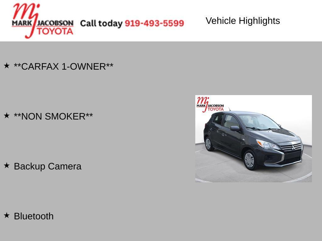 used 2024 Mitsubishi Mirage car, priced at $13,580