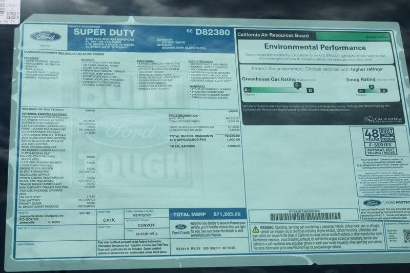 new 2025 Ford F-250 car, priced at $71,265