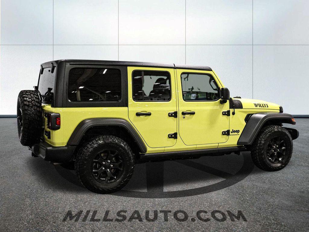 used 2023 Jeep Wrangler car, priced at $33,883