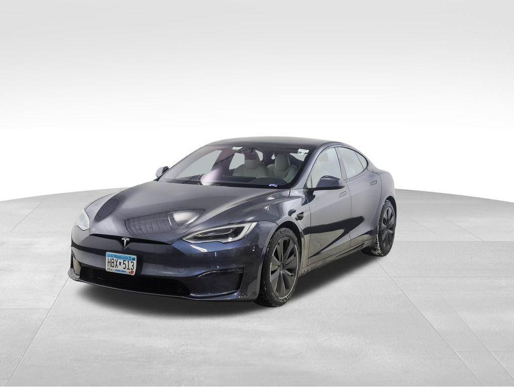 used 2021 Tesla Model S car, priced at $39,490