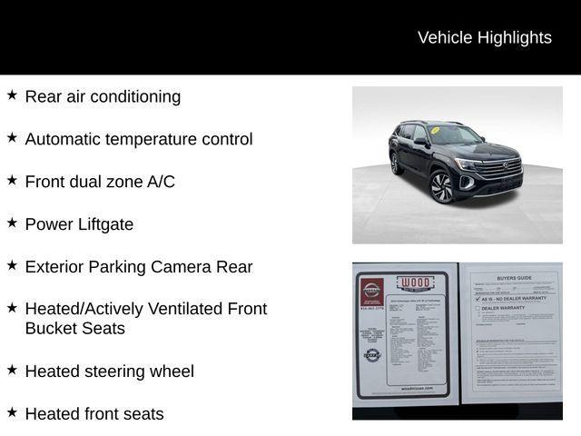 used 2024 Volkswagen Atlas car, priced at $30,099
