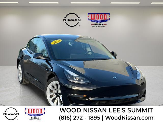 used 2023 Tesla Model 3 car, priced at $24,899