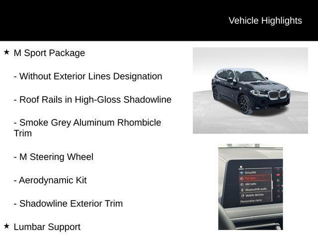 used 2022 BMW X3 car, priced at $31,998