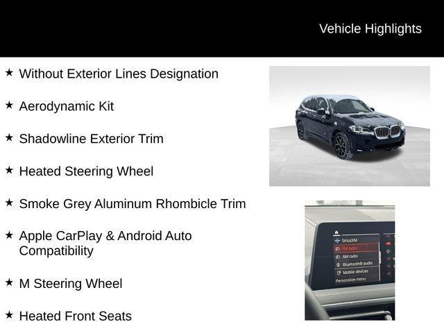 used 2022 BMW X3 car, priced at $31,998