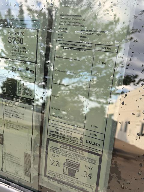 new 2026 Nissan Kicks car, priced at $26,861