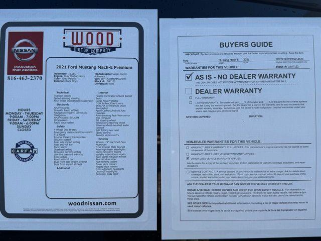 used 2021 Ford Mustang Mach-E car, priced at $24,674