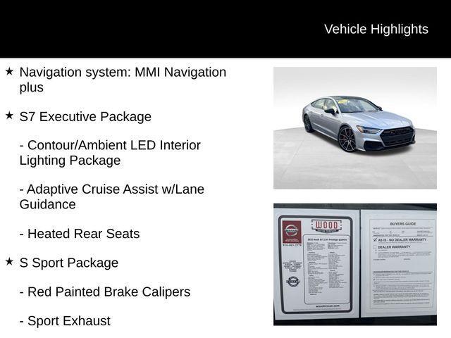 used 2022 Audi S7 car, priced at $55,999