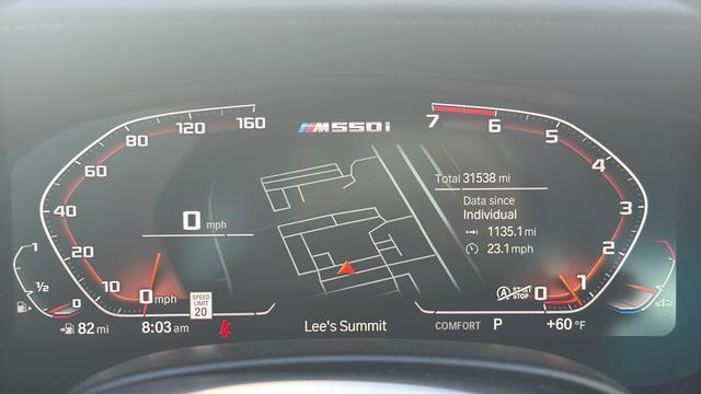 used 2023 BMW M550 car, priced at $58,994