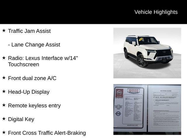 used 2024 Lexus GX 550 car, priced at $77,747