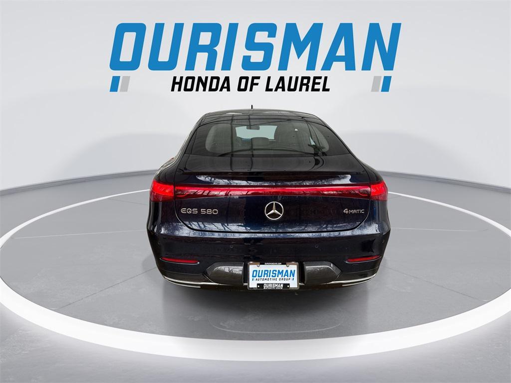 used 2022 Mercedes-Benz EQS 580 car, priced at $49,995