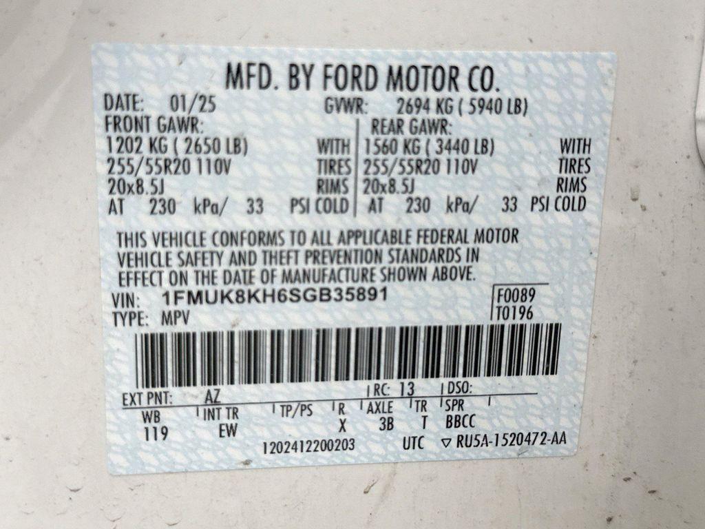 used 2025 Ford Explorer car, priced at $40,500