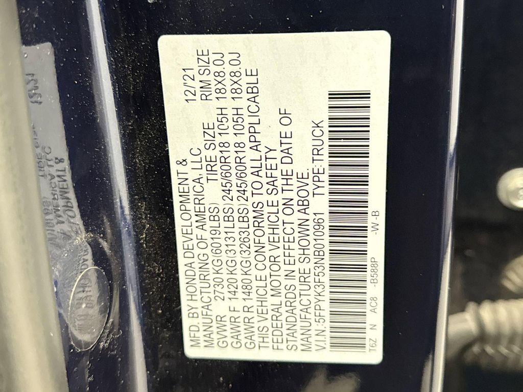 used 2022 Honda Ridgeline car, priced at $30,199