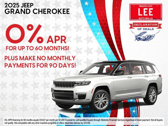 new 2025 Jeep Grand Cherokee car, priced at $40,725