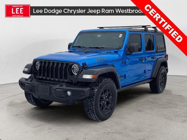used 2021 Jeep Wrangler car, priced at $27,991