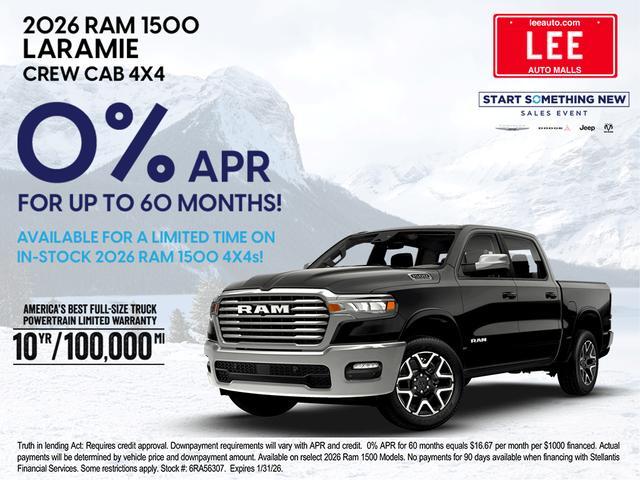 new 2026 Ram 1500 car, priced at $53,805