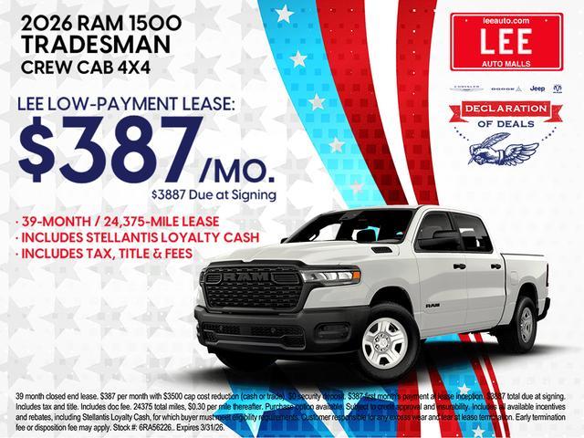 new 2026 Ram 1500 car, priced at $46,564