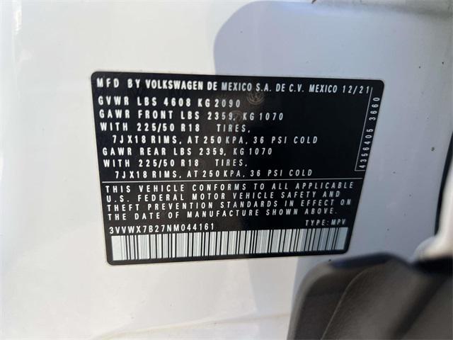 used 2022 Volkswagen Taos car, priced at $14,743