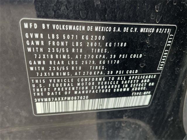 used 2023 Volkswagen Tiguan car, priced at $18,995