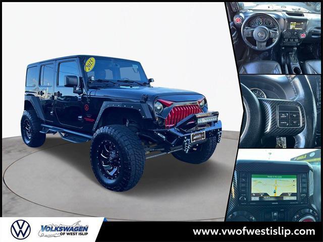 used 2015 Jeep Wrangler Unlimited car, priced at $16,995
