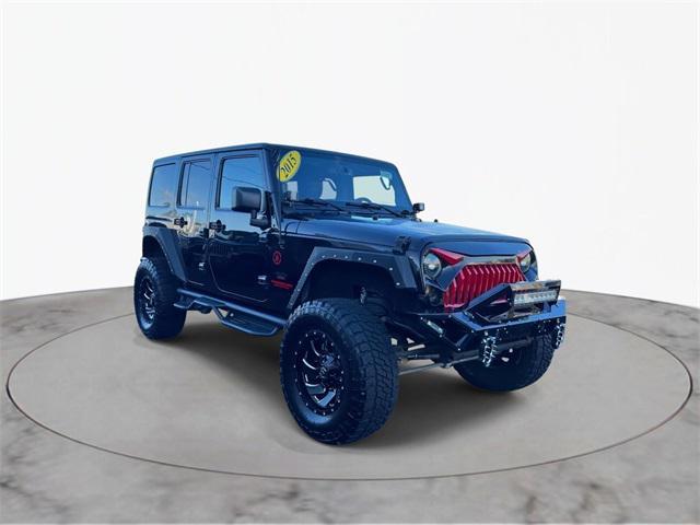 used 2015 Jeep Wrangler Unlimited car, priced at $15,748