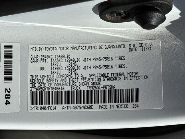 used 2022 Toyota Tacoma car, priced at $31,868